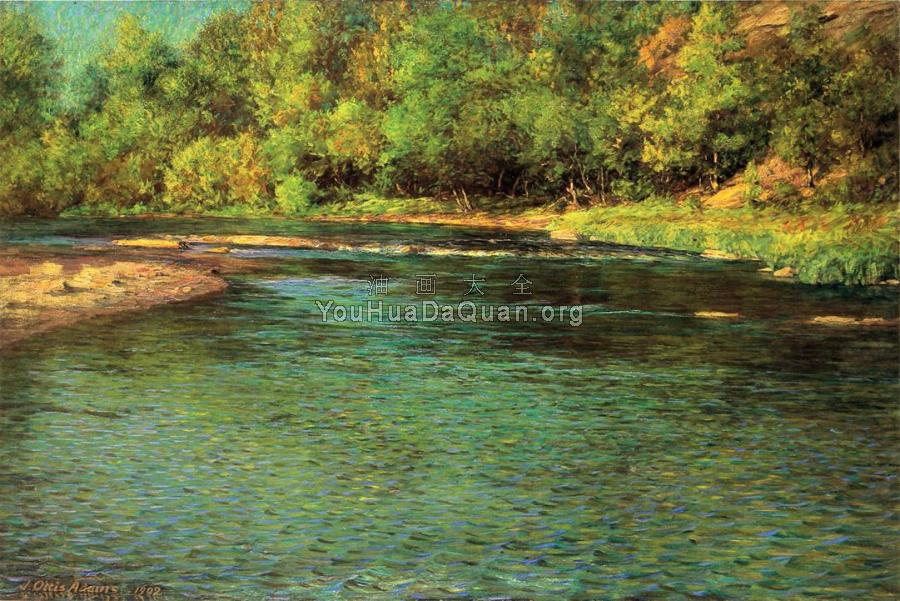 彩虹色的浅溪 - 约翰·奥蒂斯·亚当斯